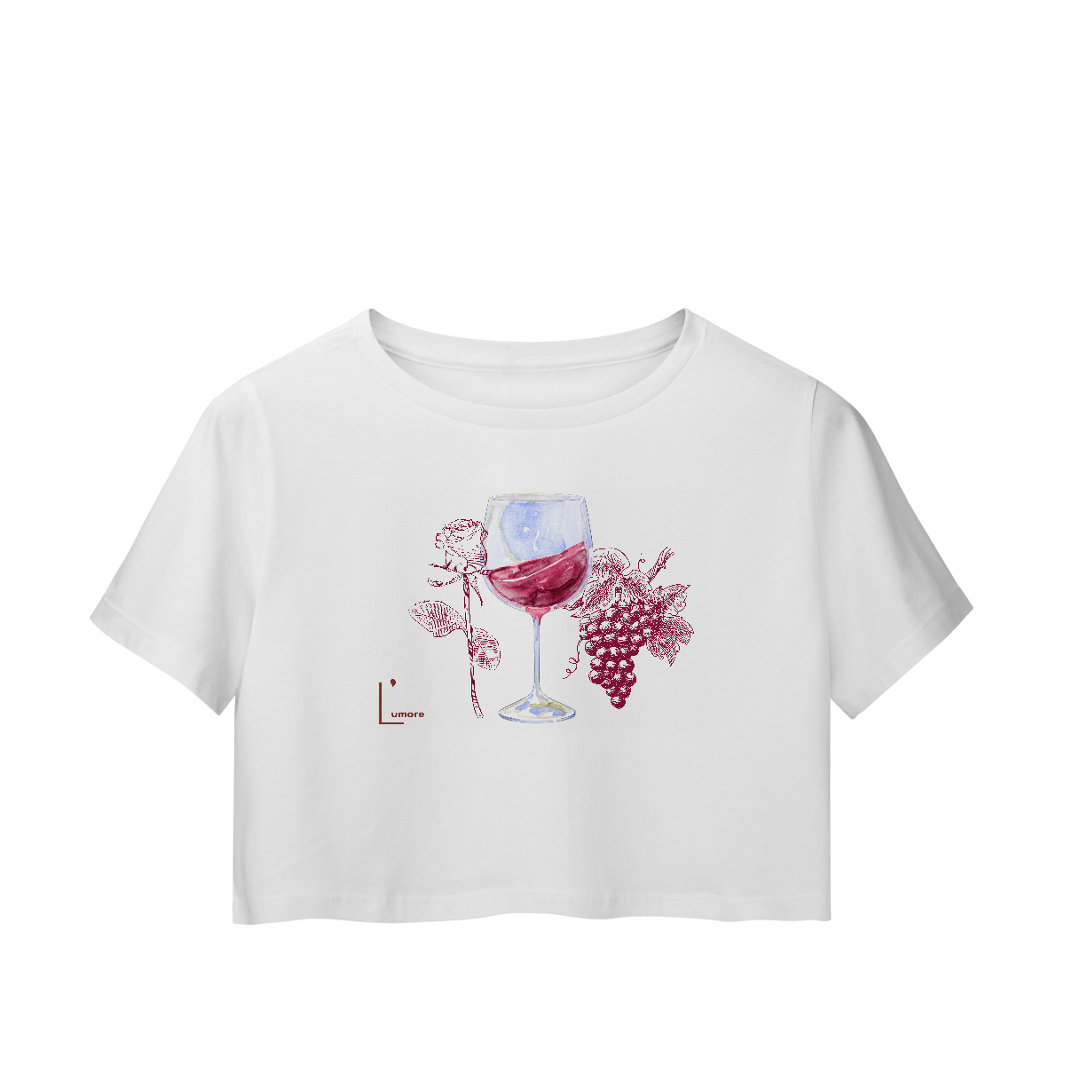Nome do produto: Cropped Wine and Rose