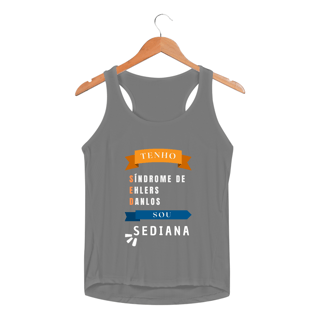 Nome do produto eu sou sediana - regata