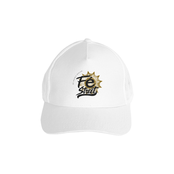 Boné oficial Fé Street Branco