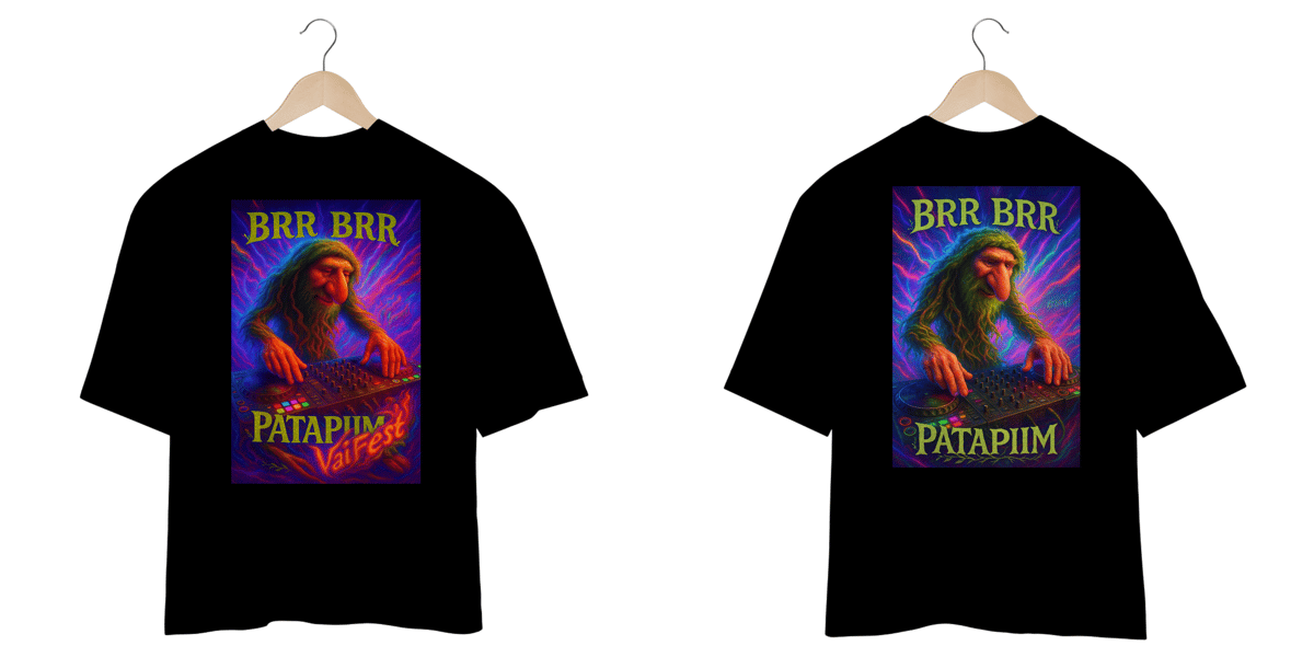 Nome do produto: OverSized BRR BRR PATAPIIM VaiFest! -25%
