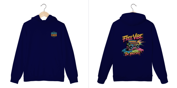 Moletom canguru FREE VIBE