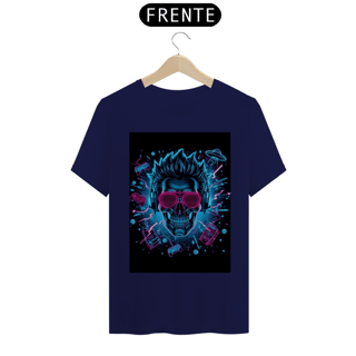 Nome do produto Camiseta Skull DJ Neon