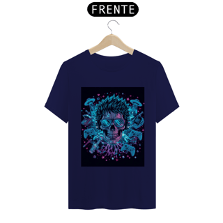 Nome do produto Camiseta Geek Skull Neon Vibe 