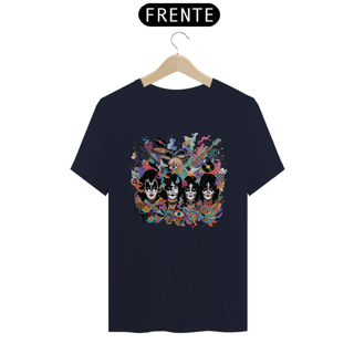Nome do produto Camiseta KISS Faces Splash Rock