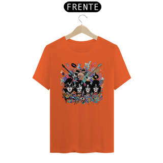 Nome do produto Camiseta KISS Faces Splash Rock