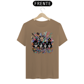 Nome do produto Camiseta KISS Faces Splash Rock