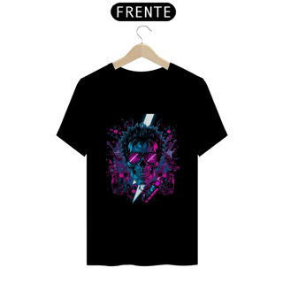 Camiseta Ziggy Skull Neon