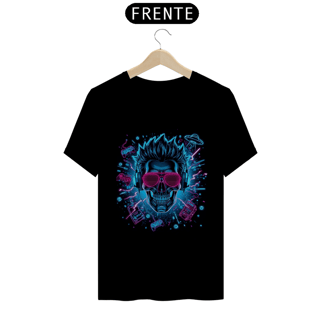 Nome do produto Camiseta Skull DJ Neon