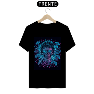 Nome do produto Camiseta Geek Skull Neon Vibe 