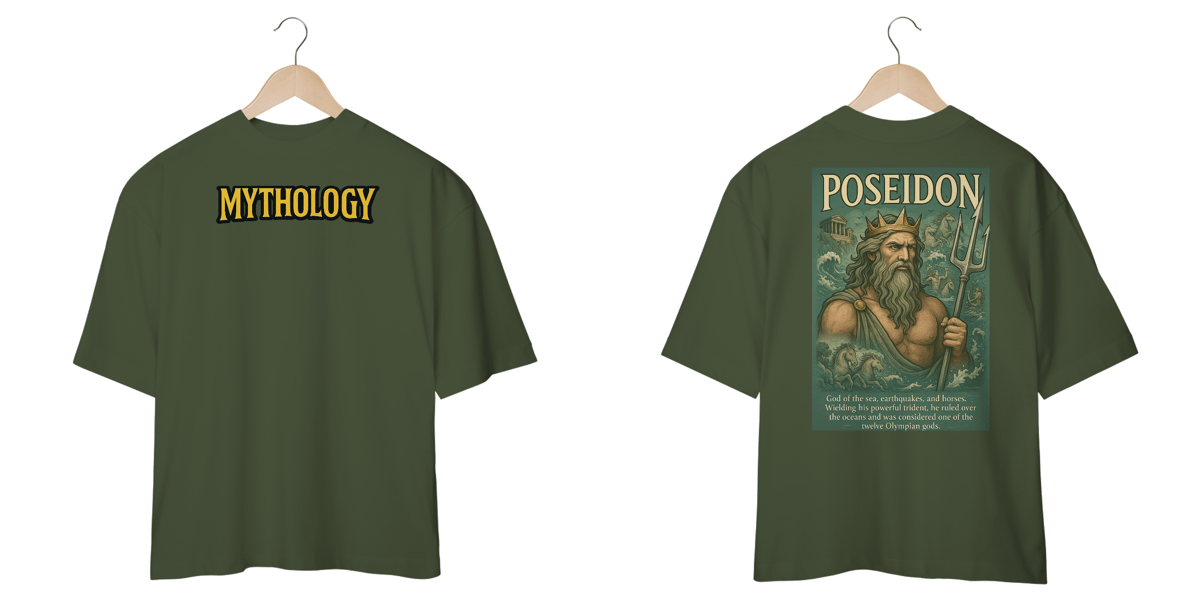 Nome do produto: Over size MITHOLOY POSEIDON