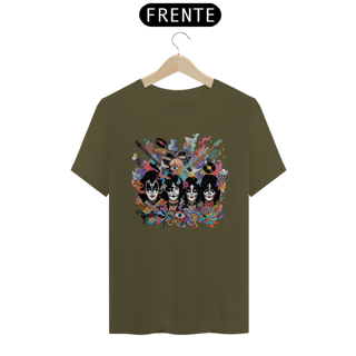 Nome do produto Camiseta KISS Faces Splash Rock