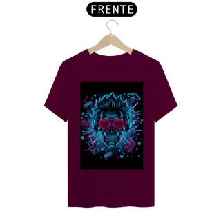 Nome do produto Camiseta Skull DJ Neon