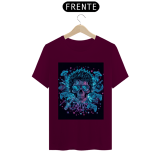 Camiseta Geek Skull Neon Vibe 