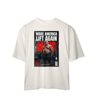 Nome do produto Camiseta Oversized MADS - Make America Lift Again - Trump