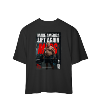 Nome do produto Camiseta Oversized MADS - Make America Lift Again - Trump