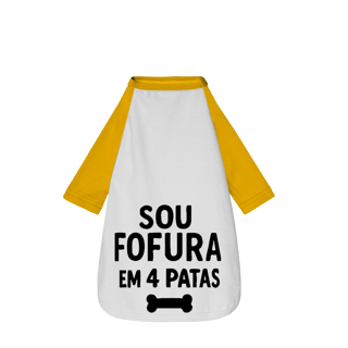 Nome do produto Sou Fofura em 4 Patas - Camisa Pet Dog