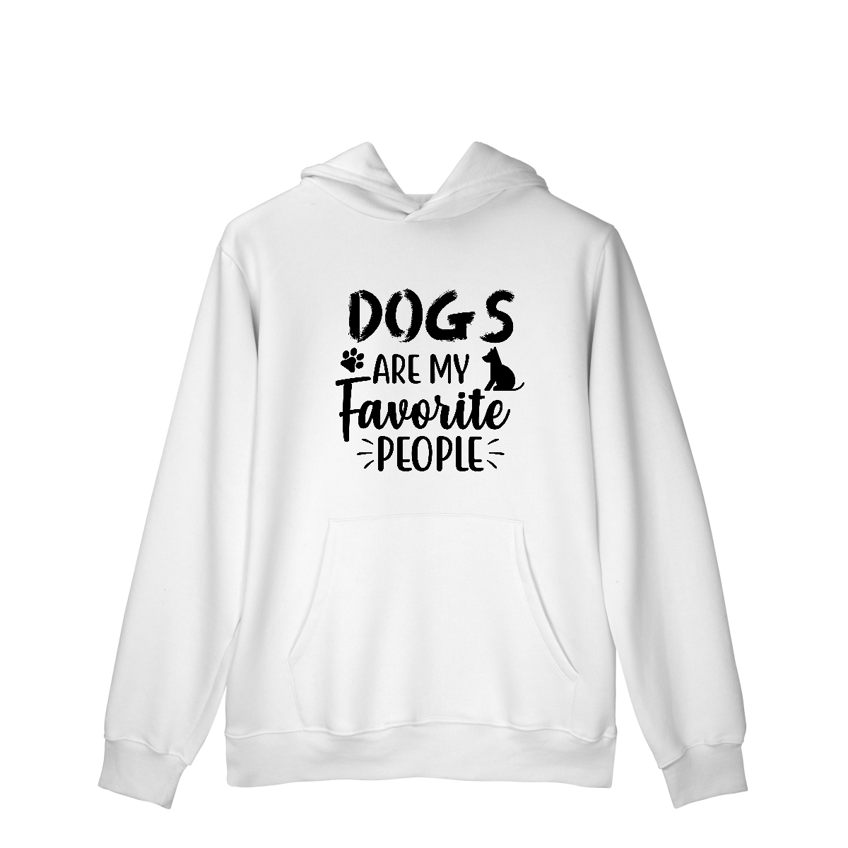 Nome do produto: Moletom Prime Canguru - Dogs are my favorite people