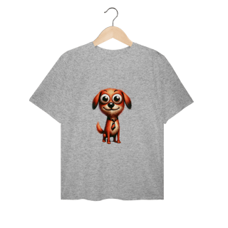 Nome do produto Funny Dog - T-Shirt Plus Size - 01