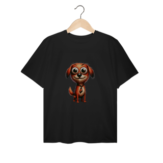 Nome do produto Funny Dog - T-Shirt Plus Size - 01