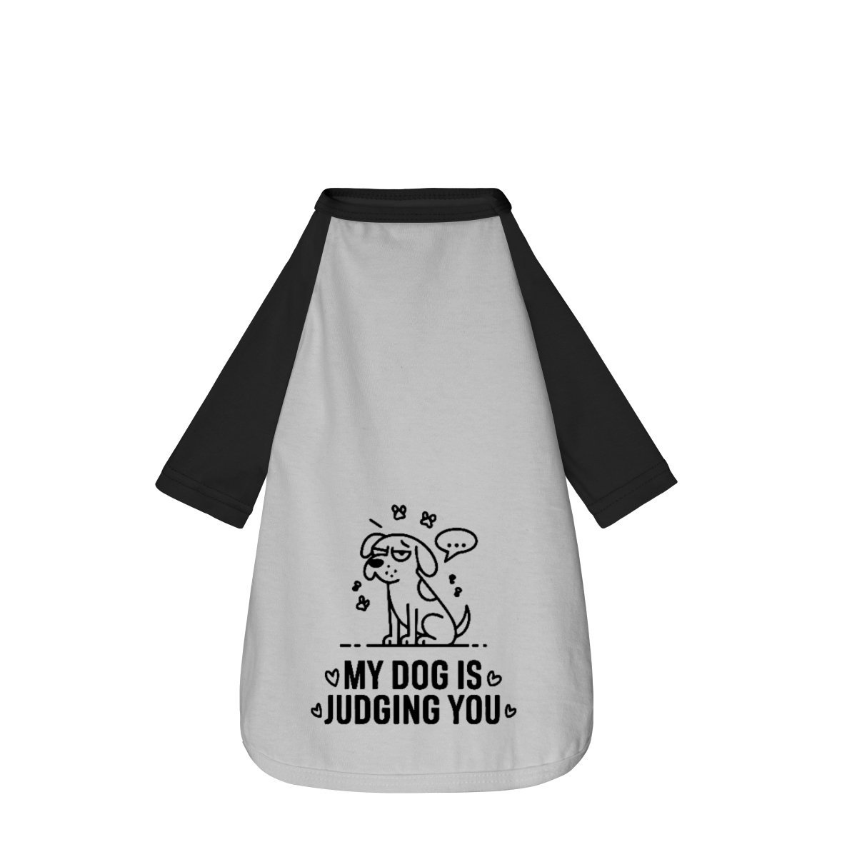 Nome do produto: My Dog Is Judging You - Camisa Pet Dog