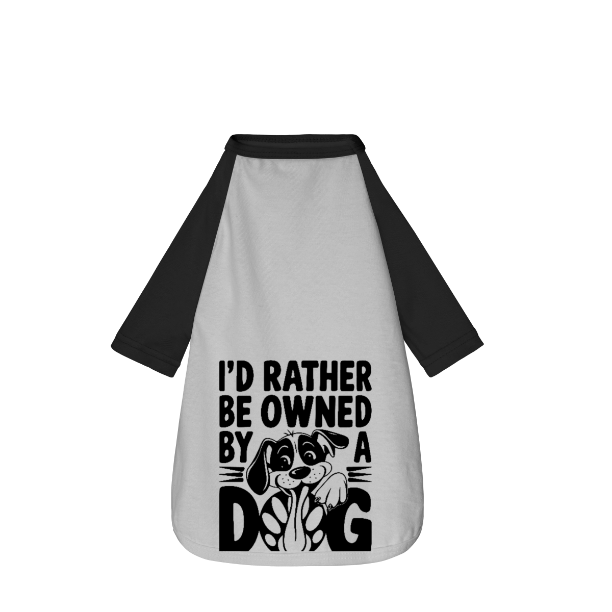 Nome do produto: I\'D Rather Be Owned By a Dog - Camisa Pet Dog