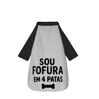 Nome do produto Sou Fofura em 4 Patas - Camisa Pet Dog