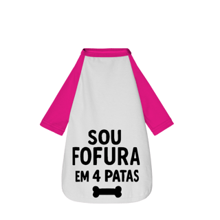 Nome do produto Sou Fofura em 4 Patas - Camisa Pet Dog
