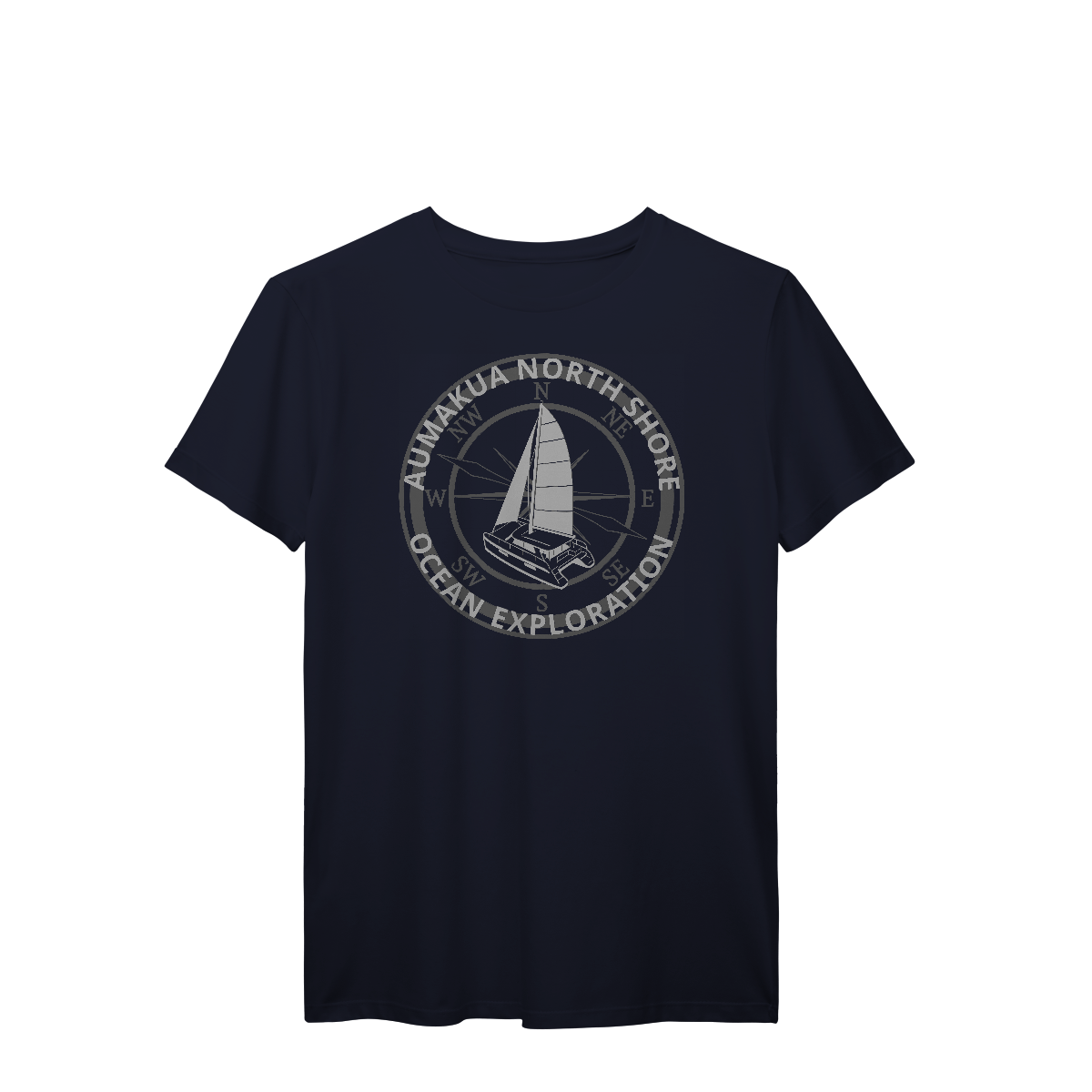 Nome do produto: Camiseta Manga Curta Azul-Marinho Catamarã
