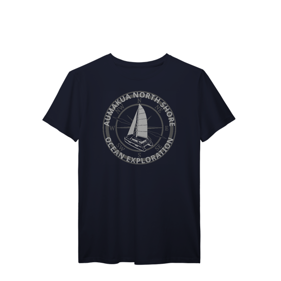 Camiseta Manga Curta Azul-Marinho Catamarã