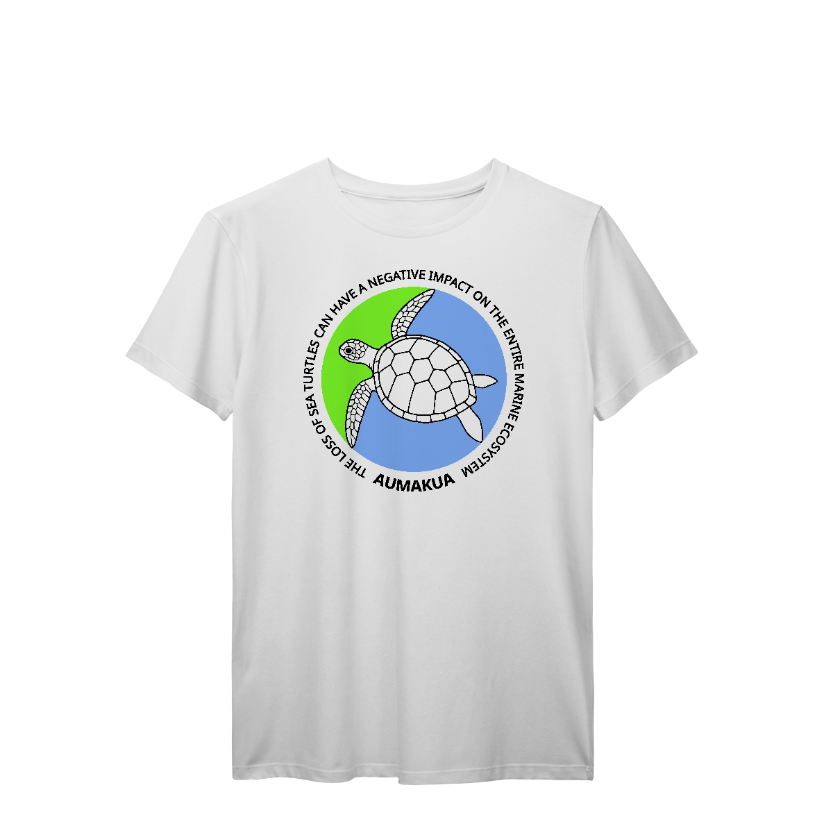 Nome do produto: Camiseta Manga Curta Branca Tartaruga