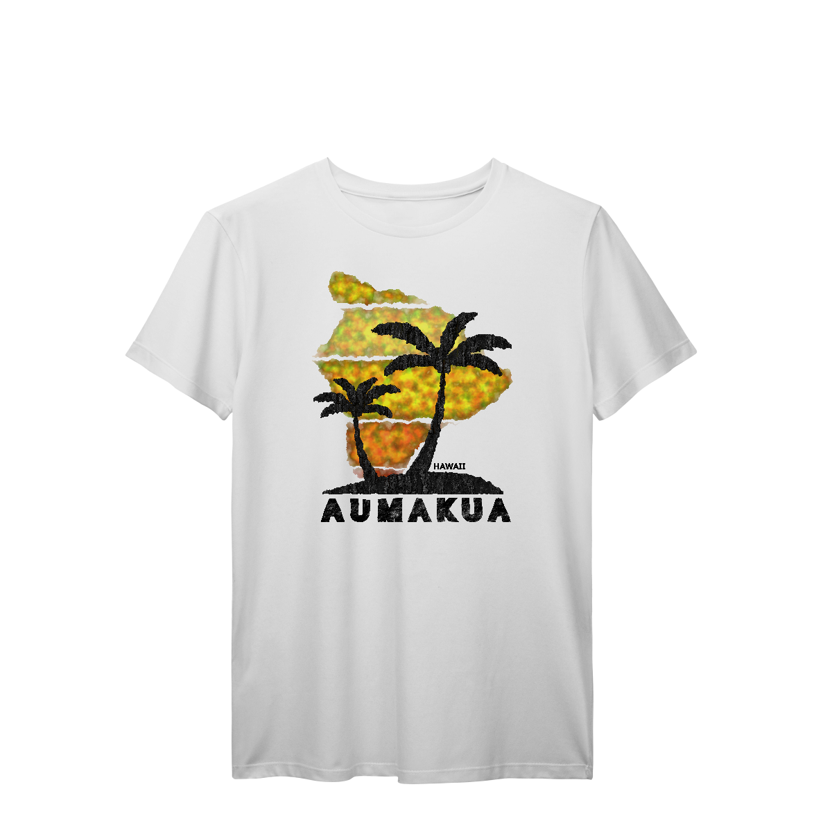Nome do produto: Camiseta Manga Curta Branco Coqueiros