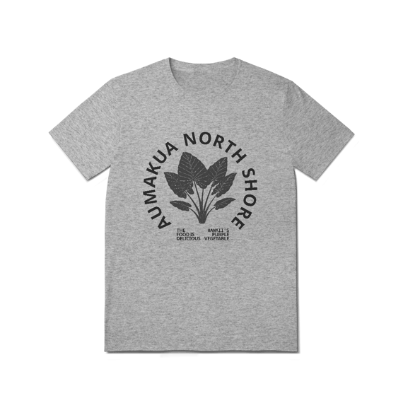 Camiseta Manga Curta Cinza Colocasia