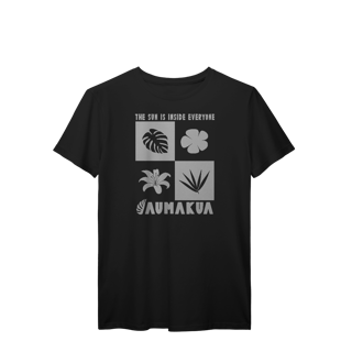 Nome do produto Camiseta Manga Curta Preto Plantas