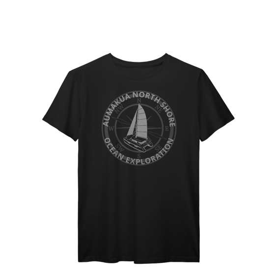 Camiseta Manga Curta Preto Catamarã