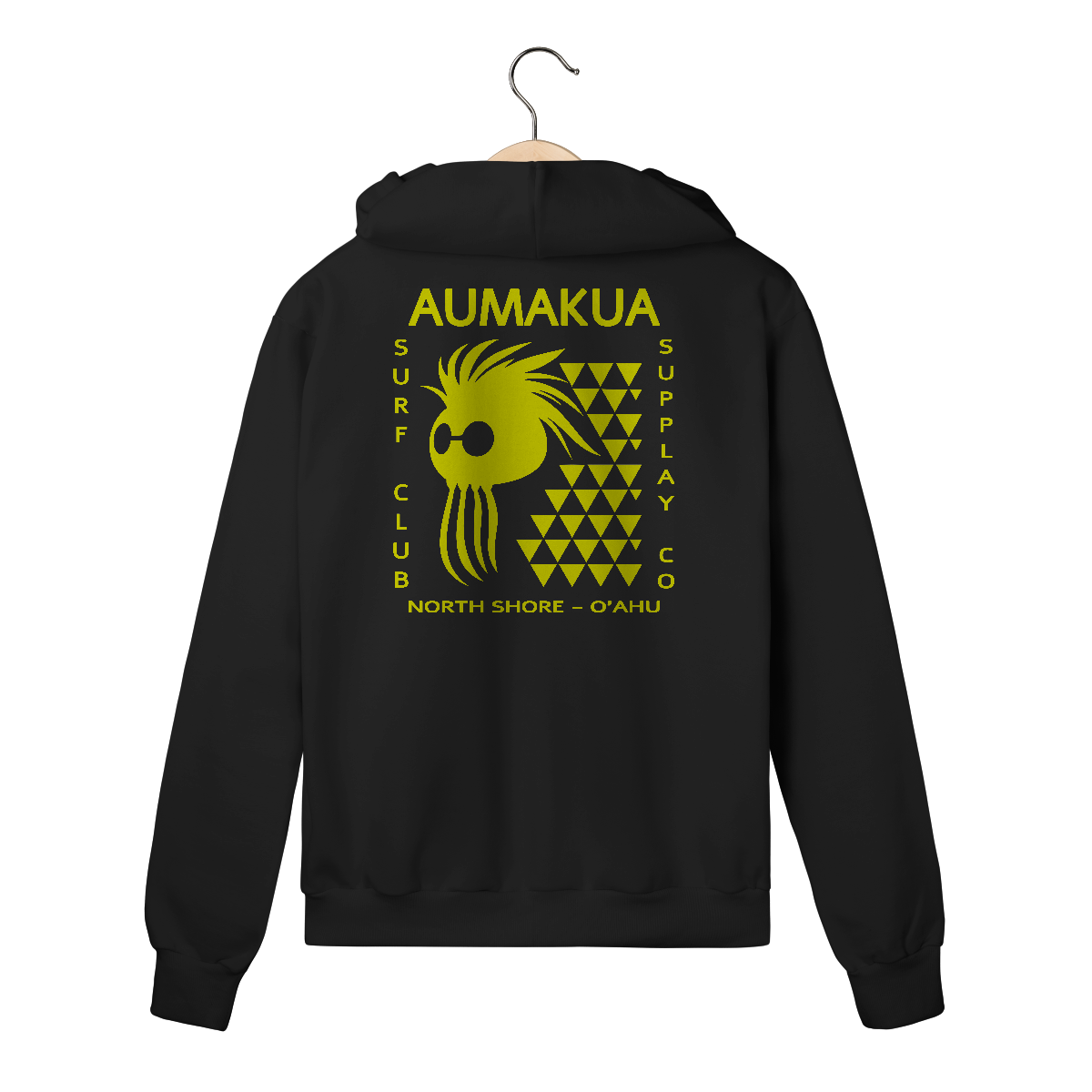 Nome do produto: Moletom Preto Premium Aumakua Warrior em Amarelo