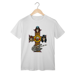 Nome do produto Camiseta - Guns N’ Roses Caveiras 