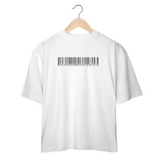 Nome do produto Camiseta Oversise Designer Também Paga Boleto