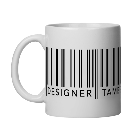 Caneca Designer Também Paga Boleto