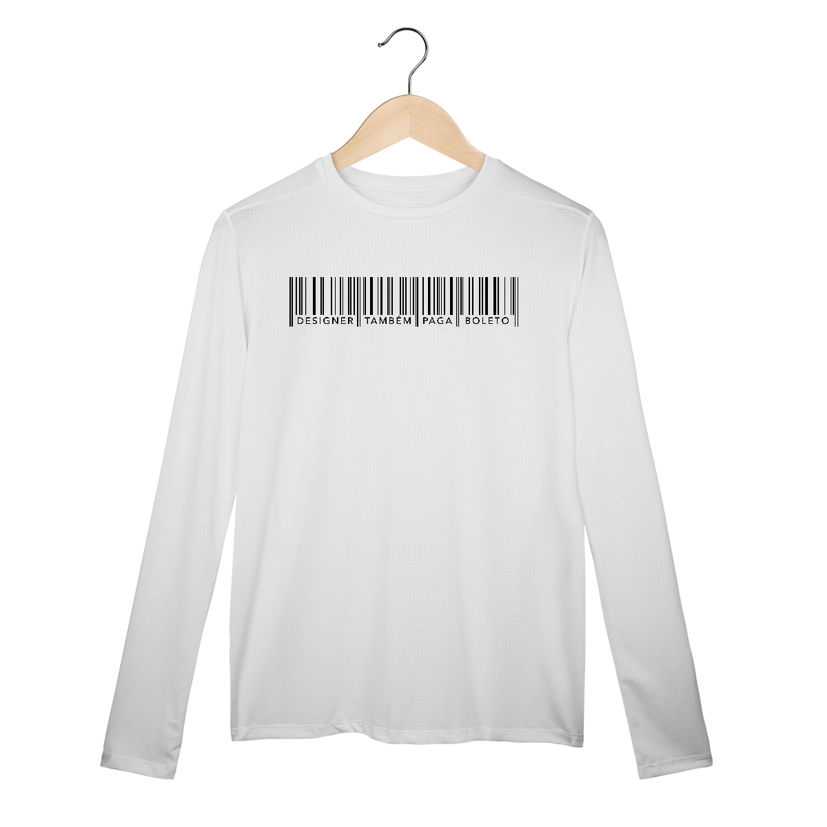 Nome do produto: Camiseta Manga Longa Sport Dry UV Designer Também Paga Boleto