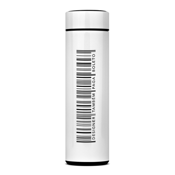 Garrafa Térmica Designer Também Paga Boleto