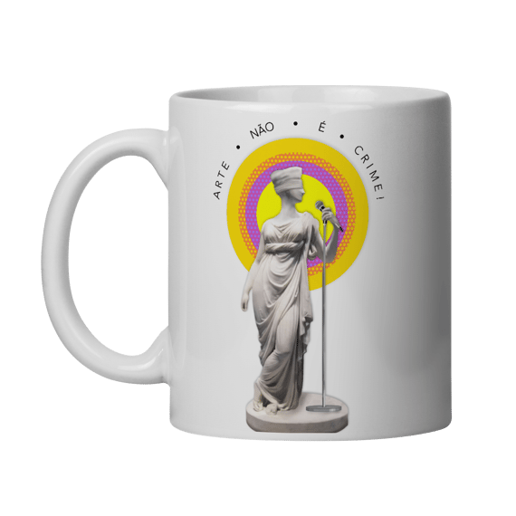 Caneca Arte Não É Crime