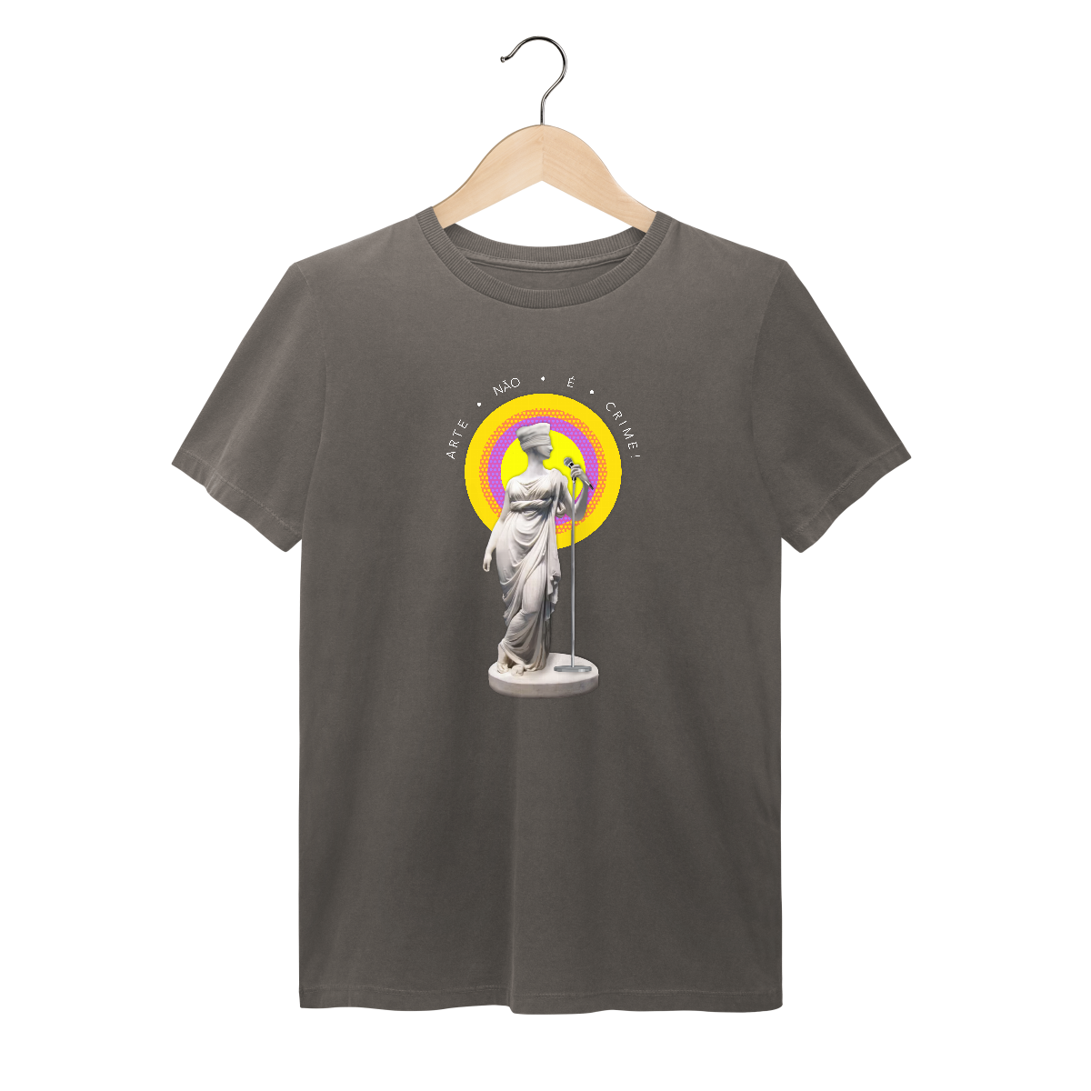 Nome do produto: T-Shirt Estonada Arte Não É Crime