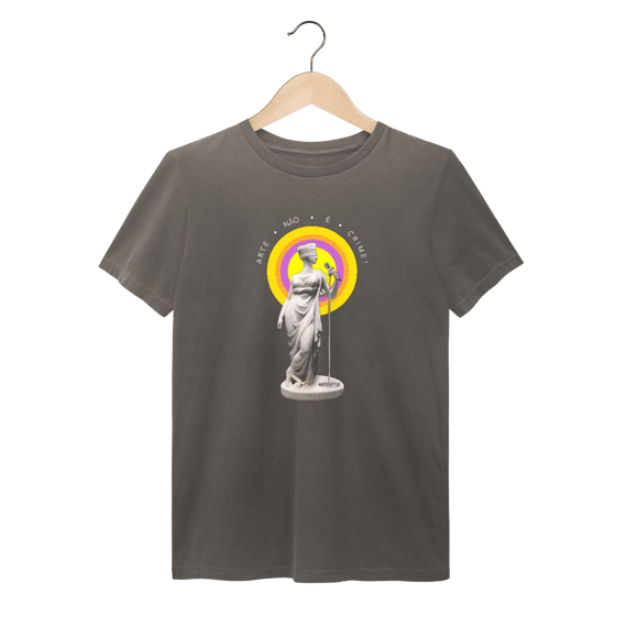 T-Shirt Estonada Arte Não É Crime