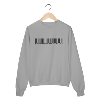 Nome do produto Moletom Designer Também Paga Boleto