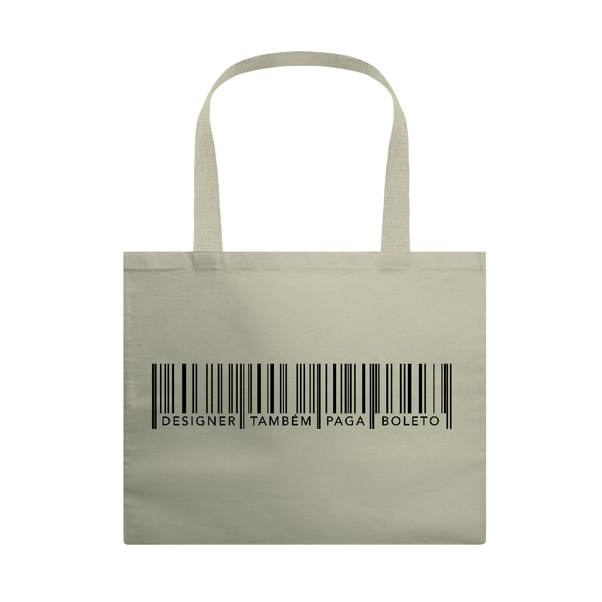 Nome do produto: Ecobag Designer Também Paga Boleto
