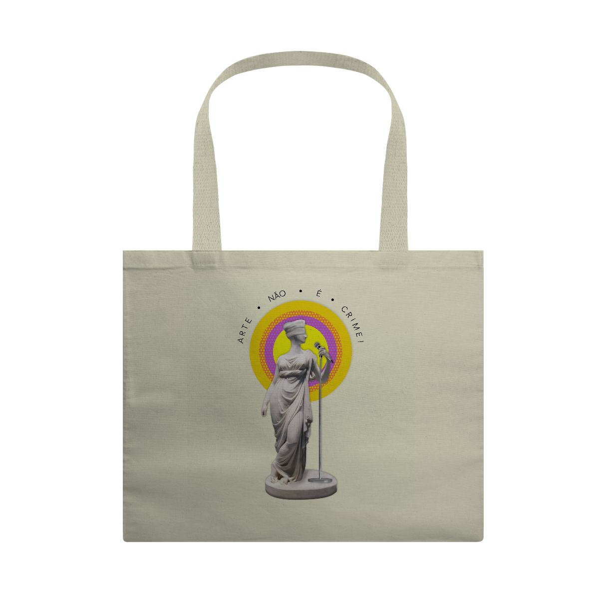 Nome do produto: Ecobag Arte Não É Crime