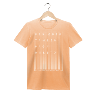 Nome do produto Camiseta feminina estonada Designer Também Paga Boleto 2
