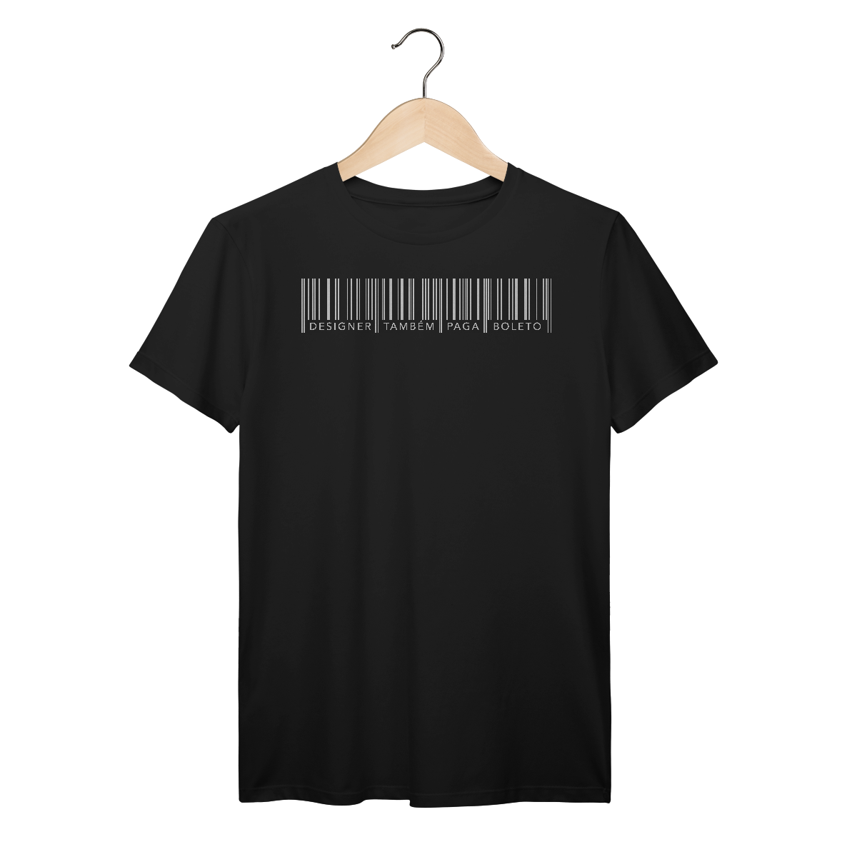 Nome do produto: Camiseta Designer Também Paga Boleto
