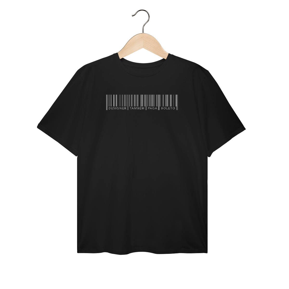 Nome do produto: Camiseta Plus Size Designer Também paga Boleto