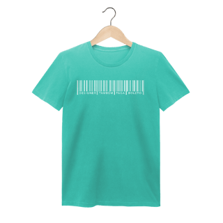 Nome do produto Camiseta feminina estonada Designer Também Paga Boleto